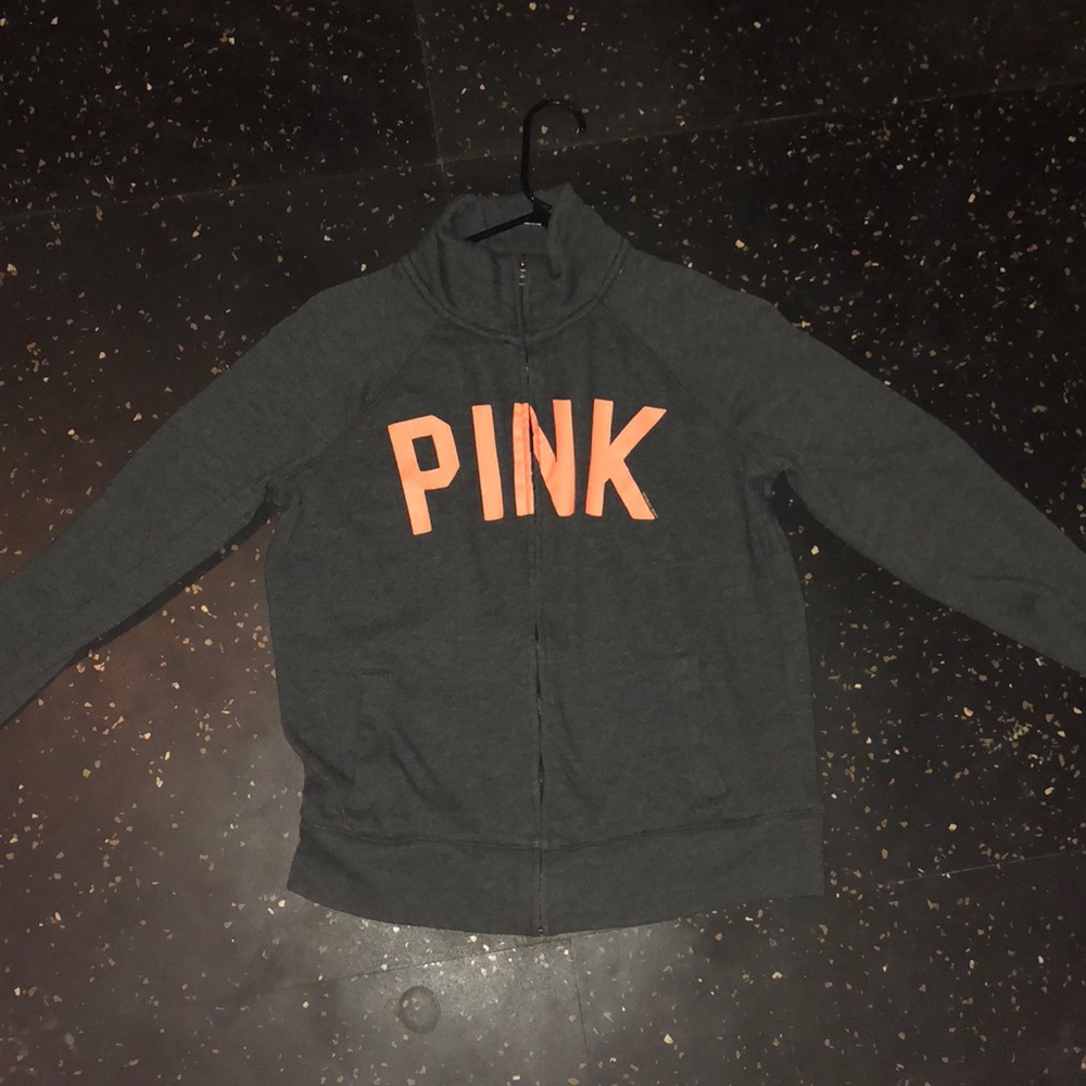 Pink zip up